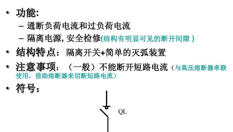 負荷開關(guān)符號